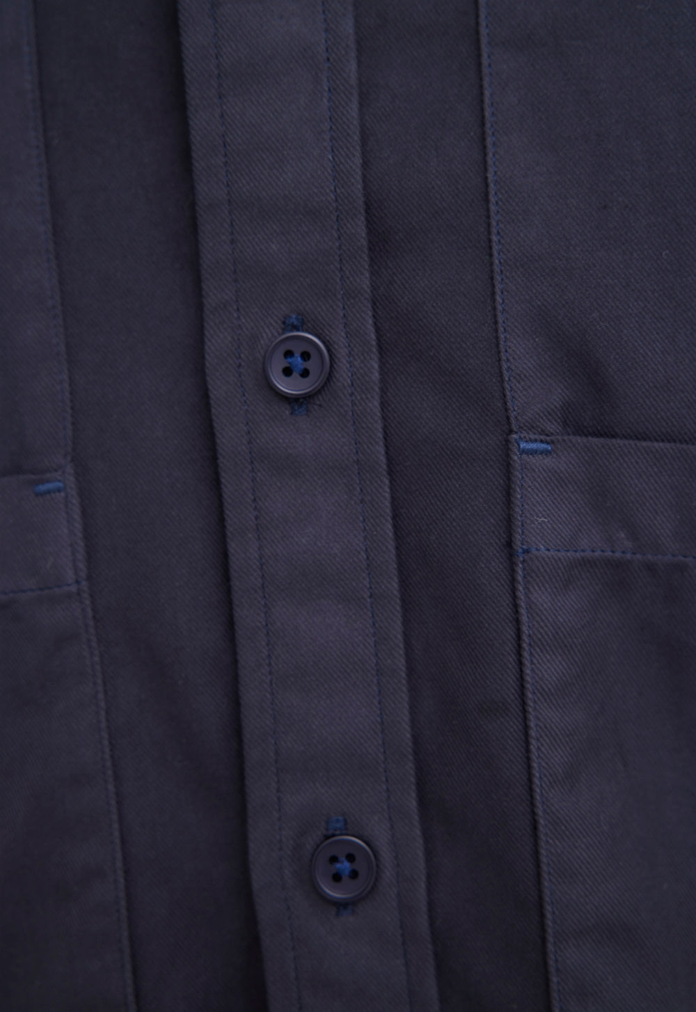 Jac+Jack Cavan Cotton Shirt - Darkest Navy